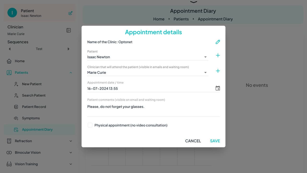 Appointments Details