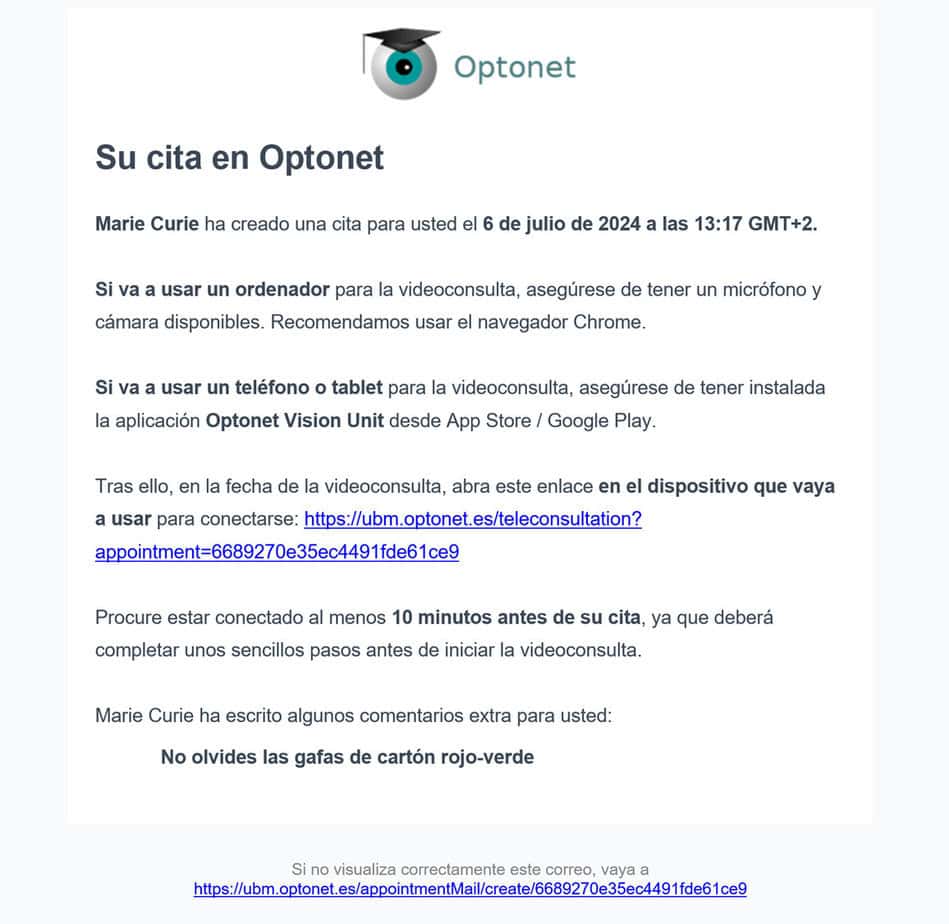 Correo Cita Correo Cita