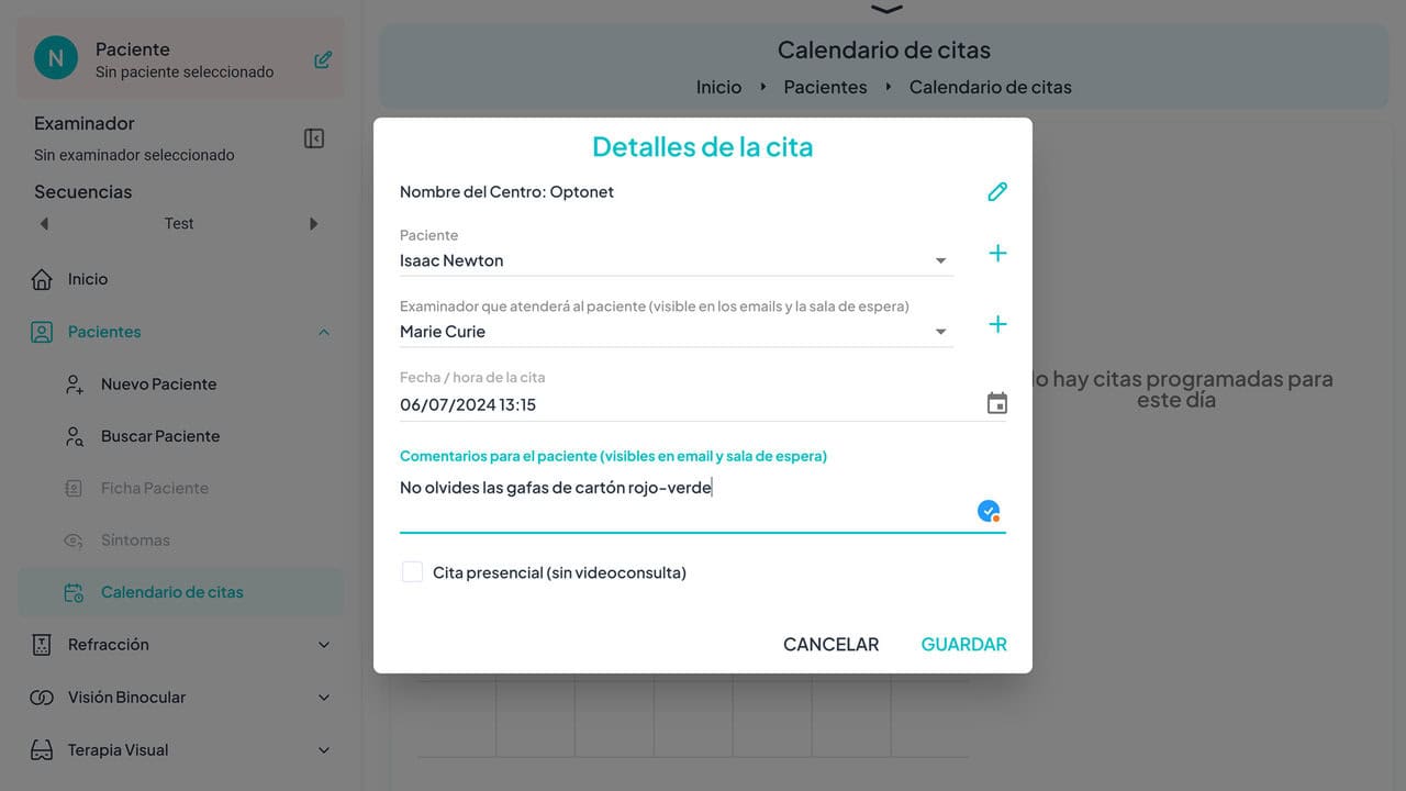 Detalles Cita Detalles Cita